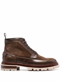 Santoni ботинки на шнуровке