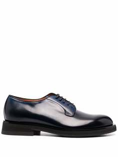 Santoni туфли на шнуровке