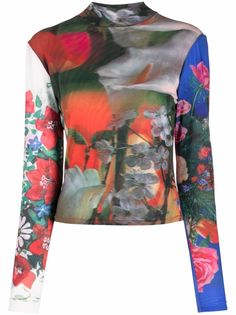 Chopova Lowena футболка с графичным принтом