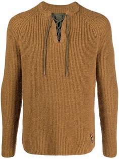 Emporio Armani джемпер со шнуровкой