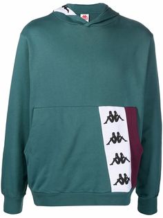 Kappa logo-print detail hoodie
