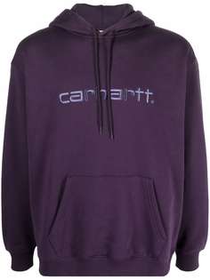 Carhartt WIP embroidered logo cotton hoodie