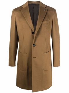 LUIGI BIANCHI MANTOVA single-breasted tailored coat