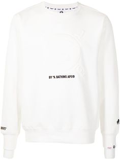 AAPE BY *A BATHING APE® debossed-logo sweatshirt