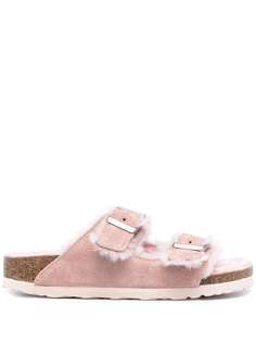 Birkenstock Arizona Fur double-buckle sandals