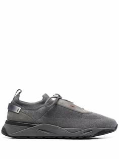 Santoni кроссовки с трикотажным верхом