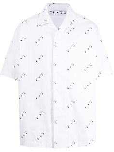 Off-White рубашка с логотипом