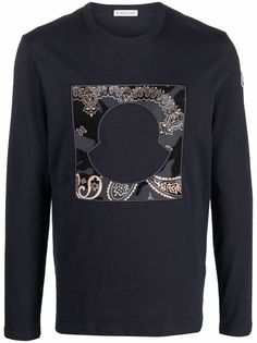 Moncler топ с принтом пейсли