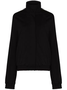 Off-White спортивная куртка с высоким воротником и логотипом