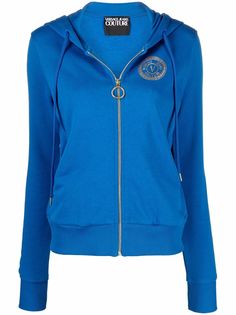 Versace Jeans Couture худи на молнии с логотипом