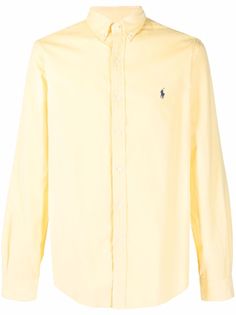 Polo Ralph Lauren рубашка с вышивкой Polo Pony