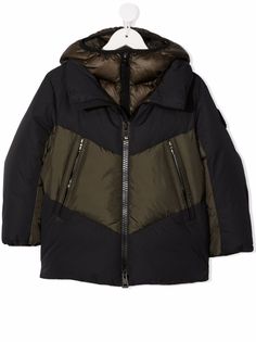 Moncler Enfant пуховик в двух тонах