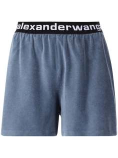 alexanderwang.t вельветовые шорты с логотипом