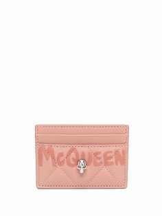 Alexander McQueen стеганый картхолдер