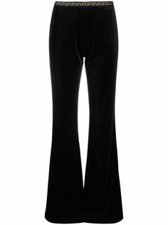 Versace брюки с узором Greca