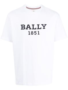 Bally футболка с логотипом
