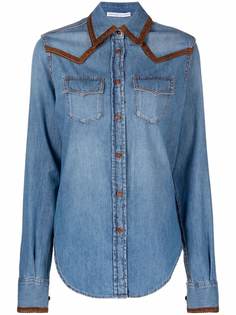 Ermanno Scervino contrasting-trim denim shirt