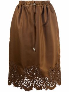 Ermanno Scervino appliqué-detail high-waisted skirt