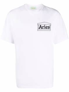 Aries Temple logo-print T-shirt
