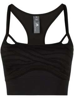 adidas by Stella McCartney panelled-strap sports bra