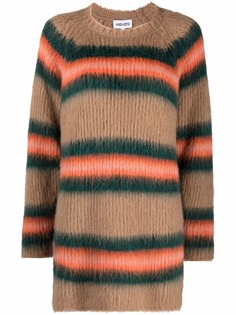 Kenzo bright stripe print knitted dress