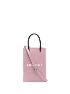 Balenciaga мини-сумка Shopping с логотипом