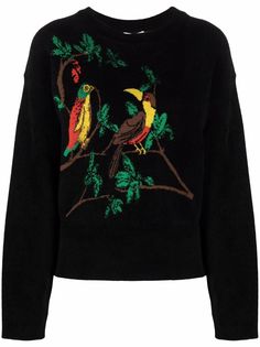 Kenzo свитер Flock с принтом