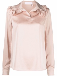 See by Chloé ruffle long-sleeve blouse