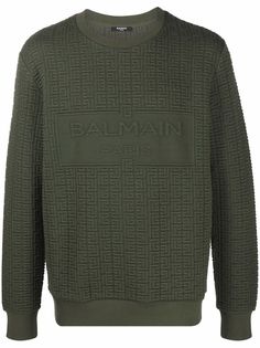 Balmain толстовка с монограммой