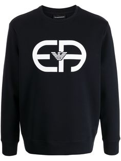 Emporio Armani logo print sweatshirt