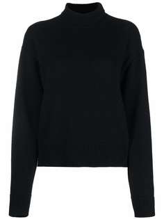 Laneus fine-knit roll-neck jumper