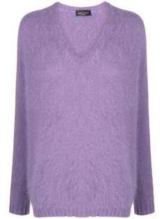 Roberto Collina V-neck angora wool jumper