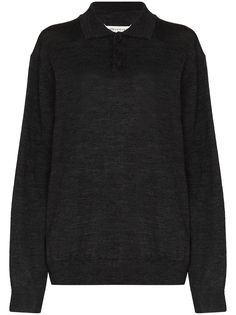 Maison Margiela MARG KNT SWTR CLLRD LS POLO STYLE W TNL