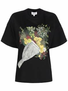 Kenzo футболка с цветочным принтом