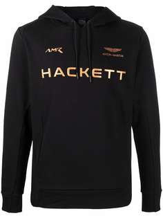 Hackett x Aston Martin Racing logo-print hoodie