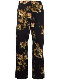 PAUL SMITH floral-print straight trousers