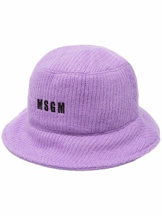 MSGM embroidered-logo hat