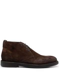 Silvano Sassetti Velour lace-up boots