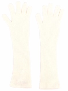 Fabiana Filippi ribbed-knit cashmere gloves
