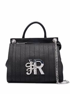 John Richmond logo-plaque detail shoulder bag
