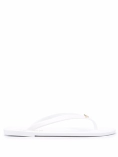 Emporio Armani logo-plaque flip flops