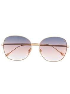 Isabel Marant Eyewear солнцезащитные очки в массивной оправе
