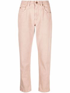 Brunello Cucinelli straight-leg cropped jeans