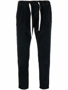 Haikure drawstring straight-leg trousers