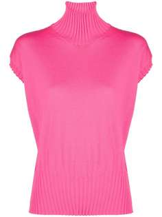 Roberto Collina roll-neck merino knit top