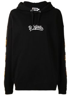 A BATHING APE® logo-print cotton hoodie