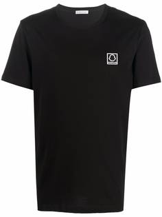 Moncler футболка с нашивкой-логотипом
