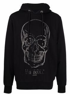 Philipp Plein худи с декором Skull