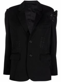 Comme Des Garçons Noir Kei Ninomiya деконструированный блейзер