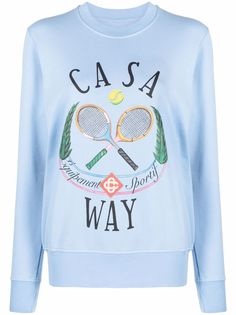 Casablanca толстовка из органического хлопка с логотипом